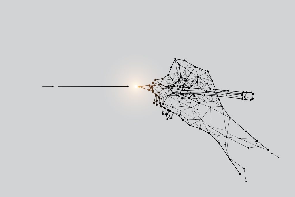 Hand drawing line. abstract vector illustration